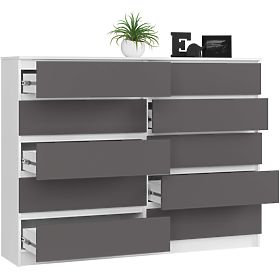 KOMODA K160 10SZ CLP PK BIJELA / SIVA