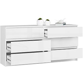 KOMODA K160 6SZ CLP PK BIJELI SJAJ