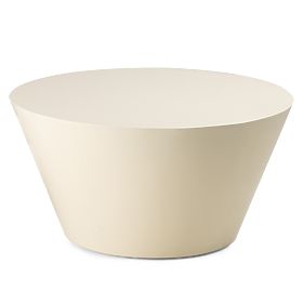 Konferencijski stolić Eclipso, 60 cm, krem bijeli, sjajni