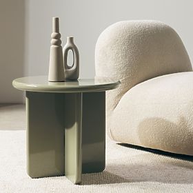 Konferencijski stolić Vivid 50 cm, maslinast, sjajni, lectus