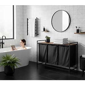 Košara za rublje s policom 3 pretinca ARTUS