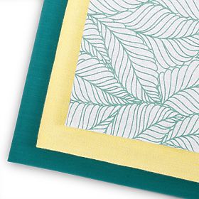 Kuhinjska krpa LETTY boja tirkizna tiskani motiv moderni stil moderni 50x70 ameliahome