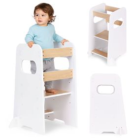 Kuhinjski pomoćnik kitchen helper Montessori podesiva platforma za dijete ECOTOYS
