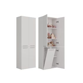 Kupaonski ormarić Nel 1K/DD BIJELA