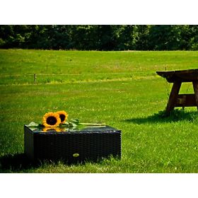 Kvadratni stol od crnog tehnoratana