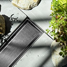 Linijski odvod REA NEOX PRO Brušeni čelik 50, Rea