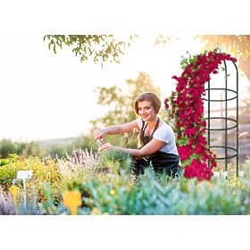 Metalna pergola stup tamno zelena 190 cm