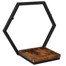Metalni cvjetni stalak crni Honung Rustic loft