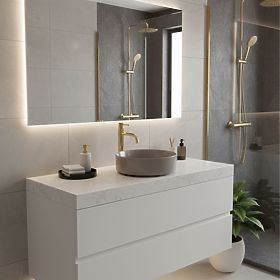 Nadstolni umivaonik Rea Sami Beige Shiny
