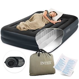 Nafukovací madrac krevet 203x152 cm ugrađena pumpa + torba INTEX 64124, INTEX