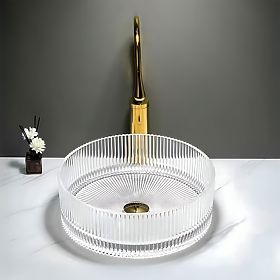 Namještajni umivaonik Rea Ingrid 36 Prozirni