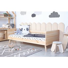 Obluček tapecirana ploča - krem