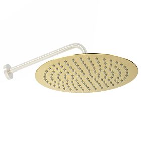 Okrugla tuš glava Rea 25cm Zlatna