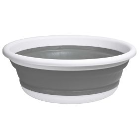 Okrugla zdjela 37 cm bijelo-siva ELBA COMPACT 9 litara