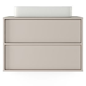 Ormarić ispod umivaonika na ploči Mossy, 80 cm, kašmir