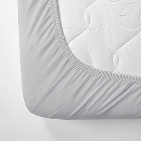 Pamučna plahta 200x90 cm - siva