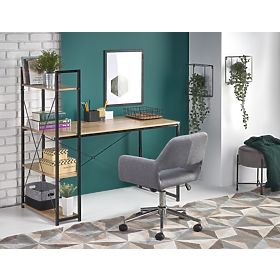 Pisaći stol NARVIK B1 - hrast sonoma/crni, Halmar