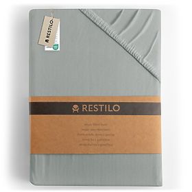 Plahta AMBER siva klasični stil materijal jersey 200-220x200 DecoKing