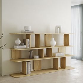 Polica Tulumo 200 cm, zaobljena, Hrast Cremona Torro, lectus