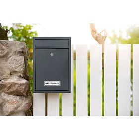 Poštanski sandučić za pisma Gustav antracit