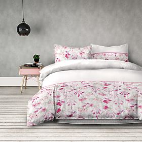 Posteljina SNUGGY bijela s cvjetnim uzorkom 155x220*2+80x80*2 AmeliaHome