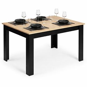 Pravokutni stol za kuhinju i blagovaonicu za 4 osobe 120x80 cm hrast sonoma ModernHome, MODERNHOME