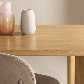 Proširivi stol Marbella 160-200 cm, pravokutni, prirodni, lectus