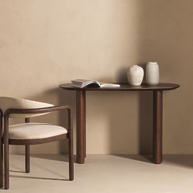 Radni stol/konzola Oriento 120 cm, tamni hrast