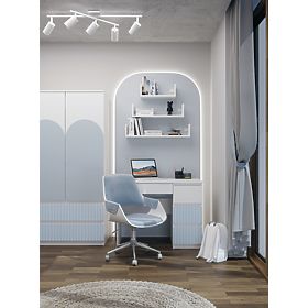 Radni stol Mijas DESNO ARTESO PLAVA