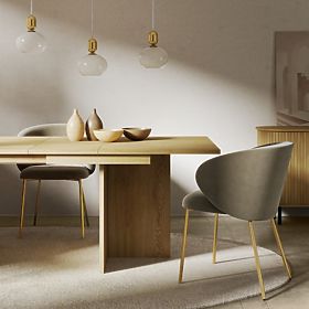 Rasklopivi stol Jose 140-200 cm, pravokutni, Dub Cremona Torro, lectus