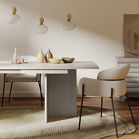 Rasklopivi stol Jose 140-200 cm, pravokutni, kašmir, lectus