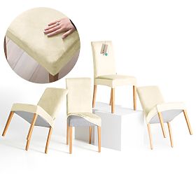 RESTILO navlaka za kauč SENTO boja krem glatki klasični stil