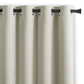 RESTILO zavjesa BLACKOUT krem boja, klasični stil, srebrne ušice, materijal bl