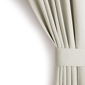 RESTILO zavjesa BLACKOUT krem boja, klasični stil, srebrne ušice, materijal bl