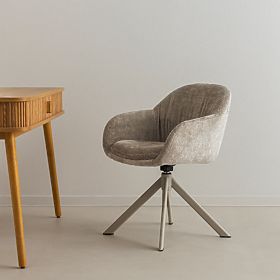 Rotirajuća stolica Kairo, bež, lectus