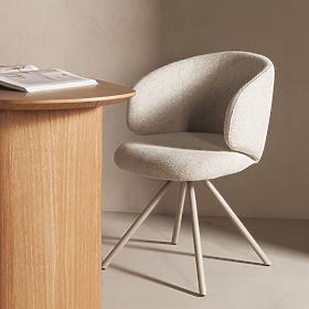 Rotirajuća stolica Pearl bež, lectus