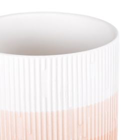 Saksija FINO koraljna boja moderan stil za interijer ameliahome