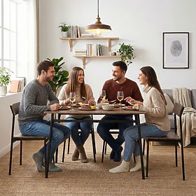 Set namještaja za blagovaonicu kuhinjski stol + 4 stolice MALMO ModernHome