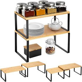 Set od 2 bambusove police GINGER, Halmar