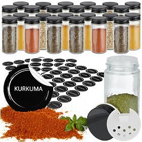 Set od 24 staklenki za začine MARSALA