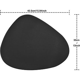 Set od 8 podmetača za stol TRIVAL BLACK
