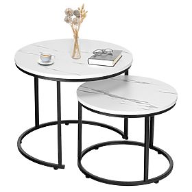 Set od dva Galen Small Loft Stolića Bijeli Mramor