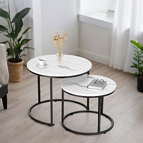 Set od dva Galen Small Loft Stolića Bijeli Mramor