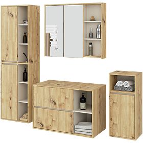 SET VISEĆEG KUPAONSKOG NAMJEŠTAJA S OTVORIMA VAMI HRAST ARTISAN / KAŠMIR