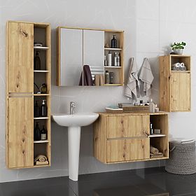 SET VISEĆEG KUPAONSKOG NAMJEŠTAJA VAMI HRAST ARTISAN / KAŠMIR