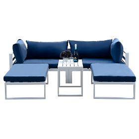 Set vrtnog namještaja SANTO bijela, Halmar