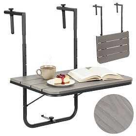 Sklopivi balkonski stol ARETTO sivi