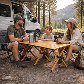 Sklopivi turistički stol 120x60 cm kamping s torbom MultiGarden, MultiGarden