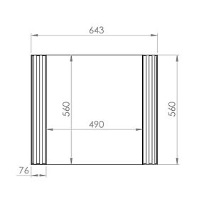 Sophie ogledalo - bež