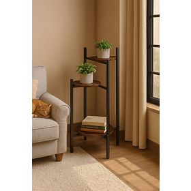 Stalak za cvijeće, stalak za cvijeće, dekoracija, 3 razine, loft ModernHome